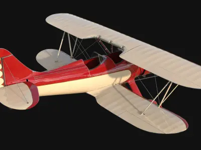  WACO UPF-7 Biplane 