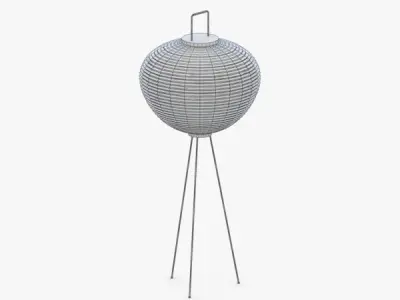 1457 - Floor Lamp Low-poly 3D model