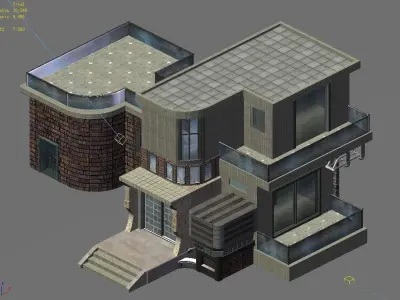 Crystal Palace - Academy of Sciences 03 3D model