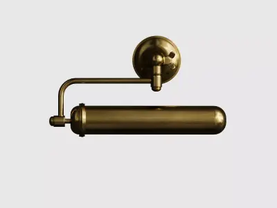 Belvedere Brass Wall Light 3d model 3D model