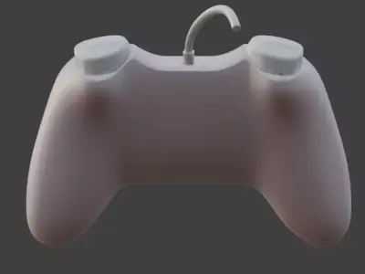 Kawaii Pastel Pro Gaming Controller 3D Model Low-poly 3D model