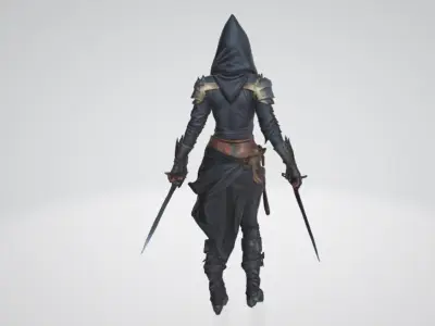  warrior amazon woman 3D model
