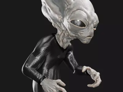 Classic Alien Blender 3D model