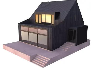 Vacation home 3D model purchase