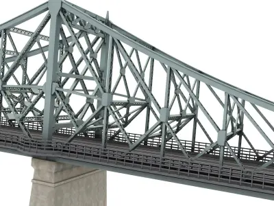 Jacques Bridge 3D model