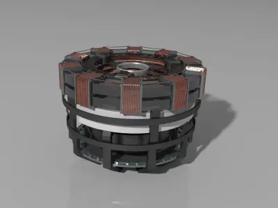 Iron Man Arc Reactor MK1 Free 3D model
