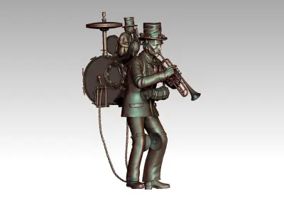 man orchestra 3D print model