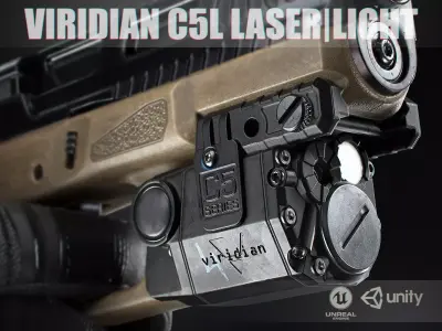 Viridian C5L Laser -  light Low-poly 3D model