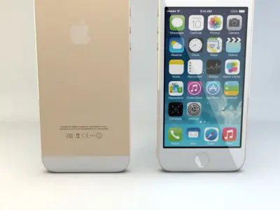 Apple iPhone 5s 3D model