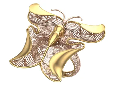 Golden Wings-Wings of Summer-Half Set-H2-17- 3D print model