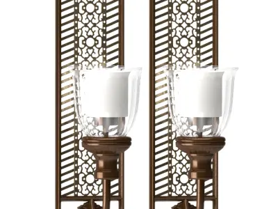 Wall lamp Charleston 1 3D model