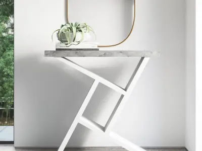 Ayling Accent Table Console 3D model