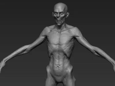 Zombie Zbrush Sculpt 3D model