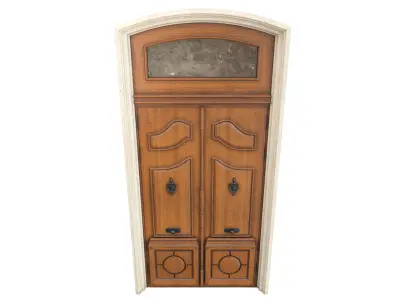 Entrance classic door 79 3D model