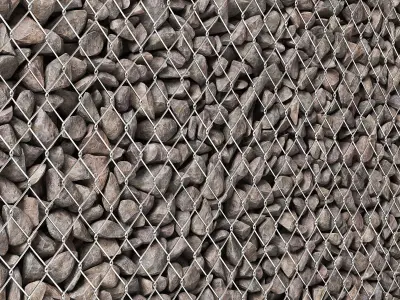  Big gabion stone 3D model
