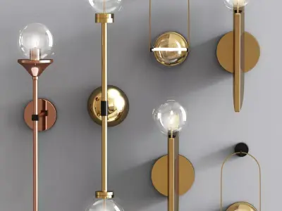 Wall Lamp Collection 02 3D model