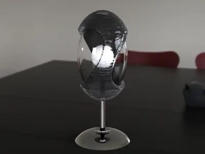lamp-frosted glass Free 3D model