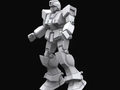 Gundam mobile suit MS RGM79 SC model 3D model