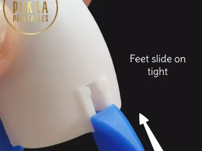 Rocket Radiator Valve Cover STL 3D Printable Radiator Valve Cap 3D print model