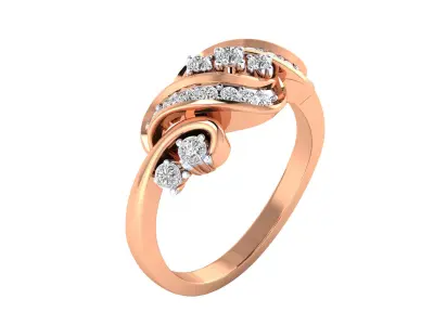 Women Ring 3D print model 48