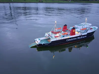 MV Isle of Arran RC Model ferry Instruction Booklet Free 3D print model
