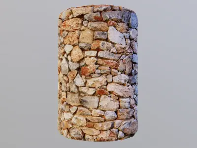 Stone Wall PBR Texture 07 Texture
