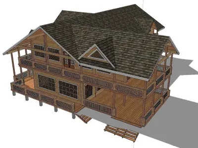 Creative Design-Holiday Cabin-080 3D model