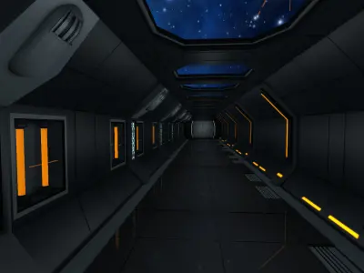 interior Corridor 3D model
