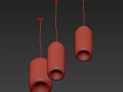 NordicRestaurant Pentand lamp 3D model