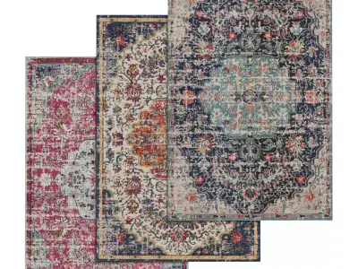 Rug Set 186 3D model