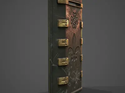 Sci-fi Shield 2 Low-poly 3D model