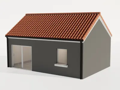 House exterior and interior 3D model purchase