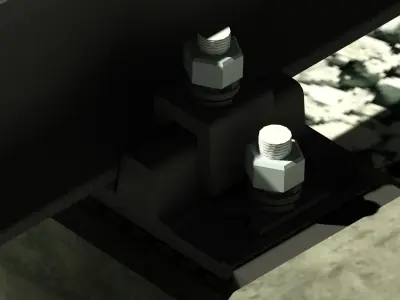 Russian rail road 3D print model