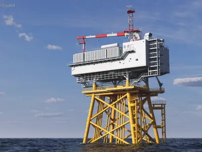  Wind Turbines and Substation Collection 