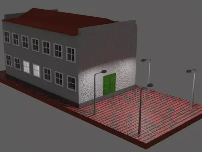 Panel House 3D model