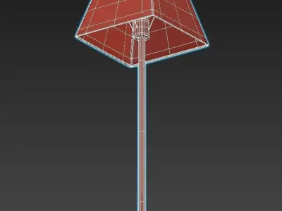 PROJECT floor lamp with shade 3D model