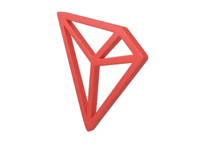TRON Coin V2 001 Low-poly 3D model