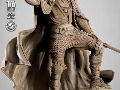 STAR WARS Exar Kun Sculpture 3D print model