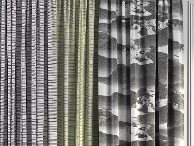 Curtain Set 56 3D model