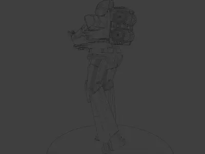 Aldnoah Zero KG7 Kataprakht 3D model