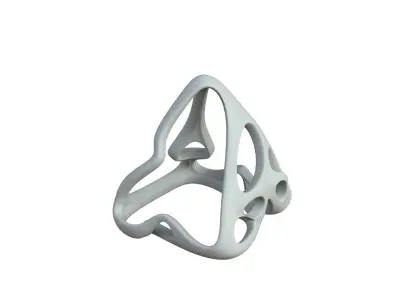 SciFi Cube Object No 64769 Low Poly Shape Low-poly 3D model