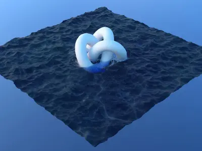 0079 - Ocean Water 01 - Animated  3D model