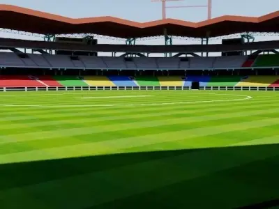 Jawaharlal Nehru Stadium - Kochi Low-poly 3D model