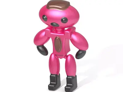 Classic Robot Toy 3D print model