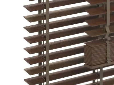 WOODand PVC Blinds  3D Model Pack