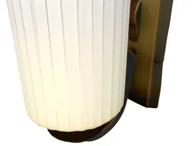 Modern Wall Sconce Lamp Fixture Low-poly 3D model