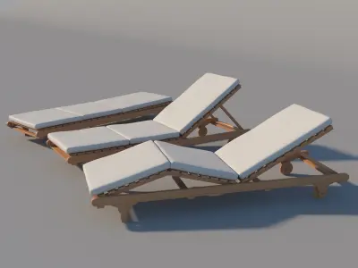 Garden Furniture 3D Model Pack