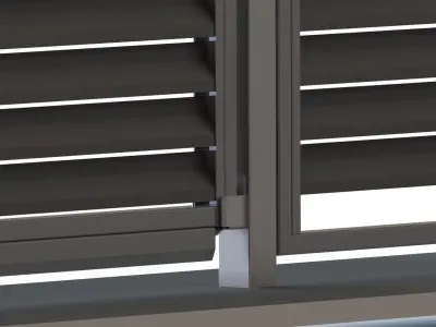 SLIDING GATE 3D model