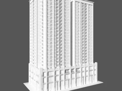 Tower Apartment 1 3D model