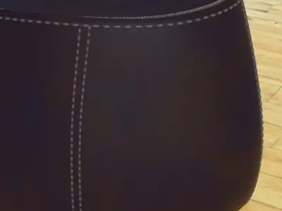 Fjord medium stone black 3D model